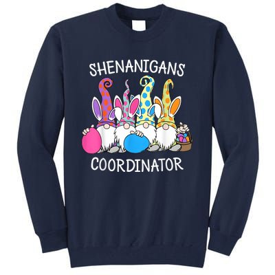 Bunny Gnome Rabbit Eggs Hunting Shenanigans Coordinator Tall Sweatshirt