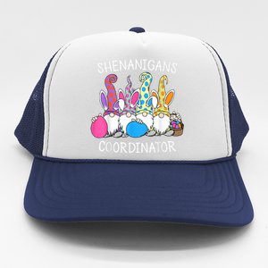 Bunny Gnome Rabbit Eggs Hunting Shenanigans Coordinator Trucker Hat