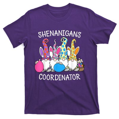 Bunny Gnome Rabbit Eggs Hunting Shenanigans Coordinator T-Shirt