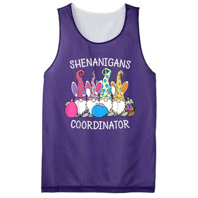 Bunny Gnome Rabbit Eggs Hunting Shenanigans Coordinator Mesh Reversible Basketball Jersey Tank