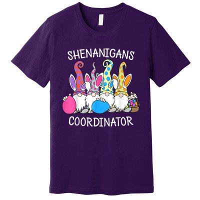 Bunny Gnome Rabbit Eggs Hunting Shenanigans Coordinator Premium T-Shirt