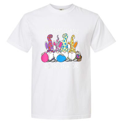 Bunny Gnome Rabbit Eggs Hunting Shenanigans Coordinator Garment-Dyed Heavyweight T-Shirt