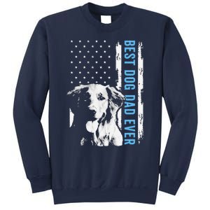 Best Golden Retriever Dad Ever American Flag Dog Dad Sweatshirt