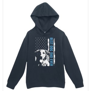 Best Golden Retriever Dad Ever American Flag Dog Dad Urban Pullover Hoodie