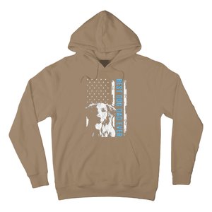 Best Golden Retriever Dad Ever American Flag Dog Dad Hoodie