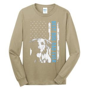 Best Golden Retriever Dad Ever American Flag Dog Dad Tall Long Sleeve T-Shirt