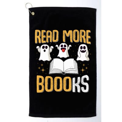 Book Ghost Read More Books Halloween Read More Books Ghost Gift Platinum Collection Golf Towel