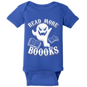 Book Ghost Read More Books Halloween Read More Booooooks Gift Baby Bodysuit