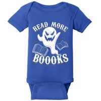 Book Ghost Read More Books Halloween Read More Booooooks Gift Baby Bodysuit