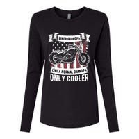 Biker Grandpa Ride Motorcycles Motorcycle Lovers Rider Gift Womens Cotton Relaxed Long Sleeve T-Shirt