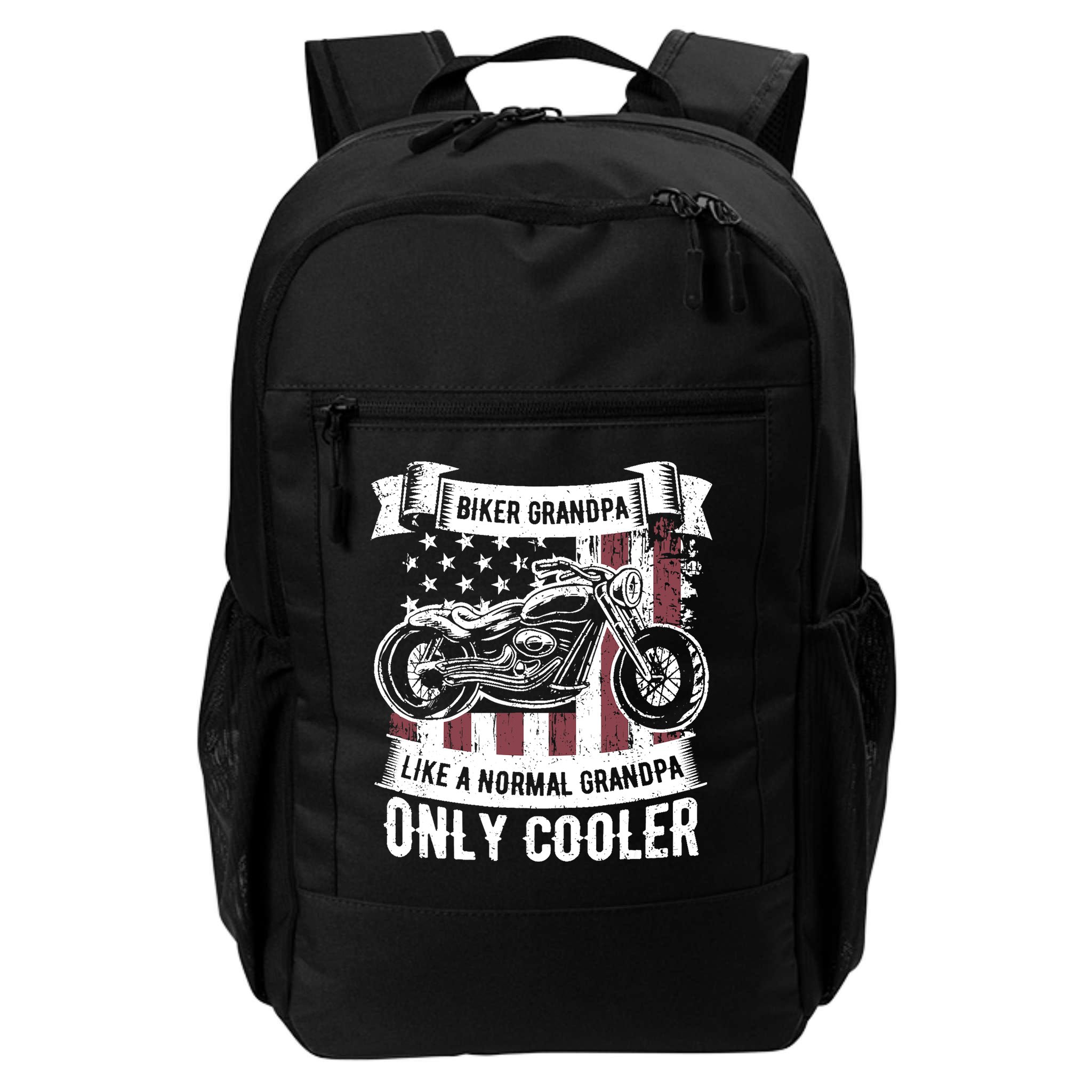 Biker Grandpa Ride Motorcycles Motorcycle Lovers Rider Gift Backpack