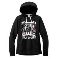 Biker Grandpa Ride Motorcycles Motorcycle Lovers Rider Gift Women's Fleece Hoodie