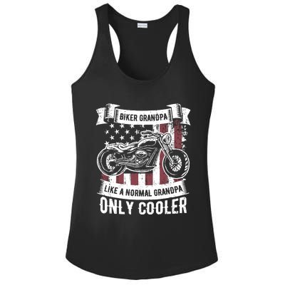 Biker Grandpa Ride Motorcycles Motorcycle Lovers Rider Gift Ladies PosiCharge Competitor Racerback Tank