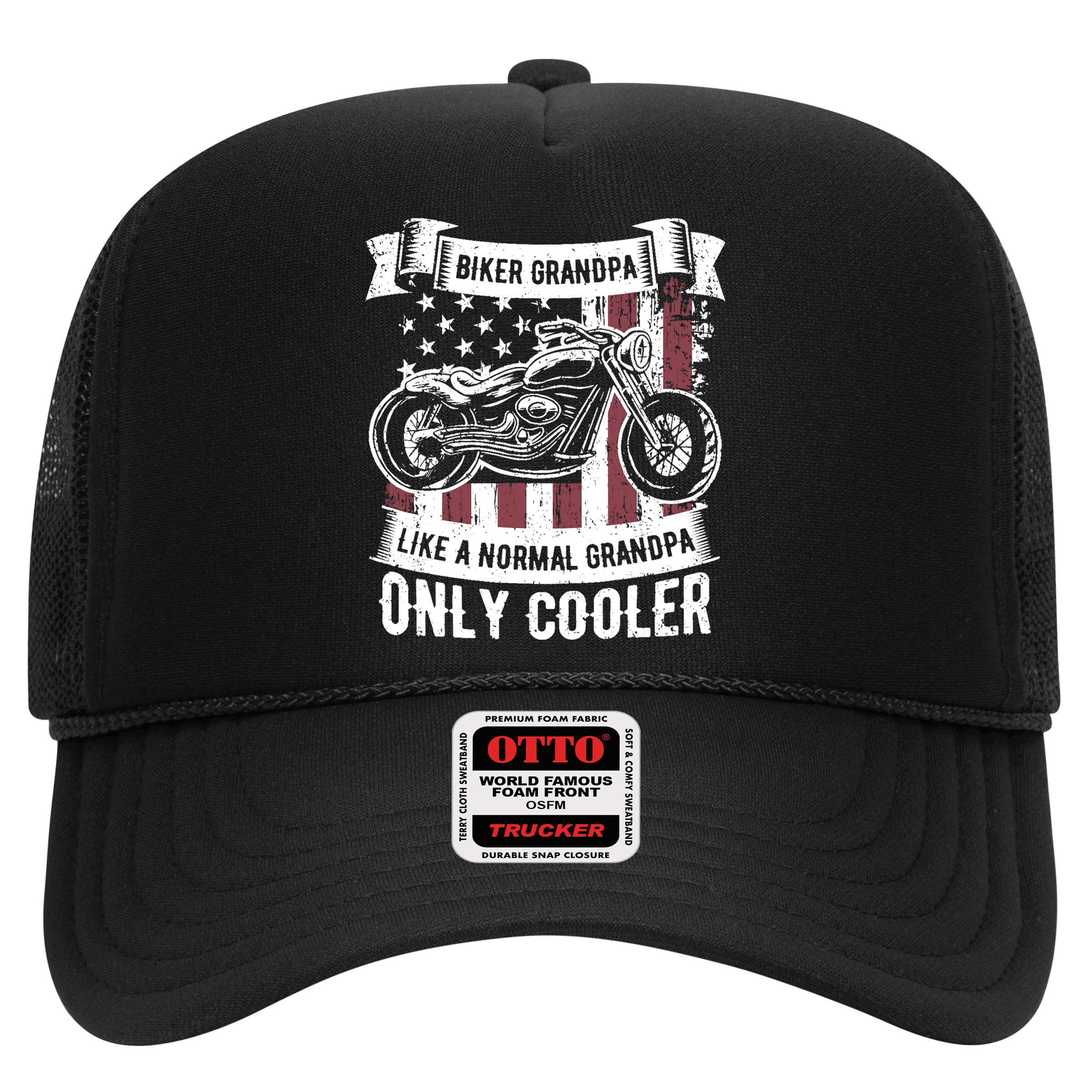 Biker Grandpa Ride Motorcycles Motorcycle Lovers Rider Gift Hat