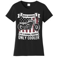 Biker Grandpa Ride Motorcycles Motorcycle Lovers Rider Gift Women's T-Shirt