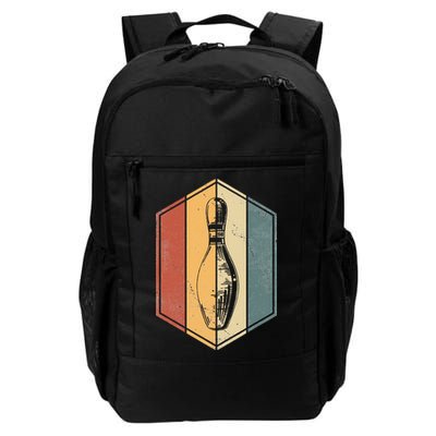 Bowler Gifts Retro Vintage Bowling Pin Bowling Team Backpack