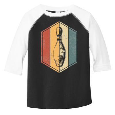 Bowler Gifts Retro Vintage Bowling Pin Bowling Team Toddler Fine Jersey T-Shirt