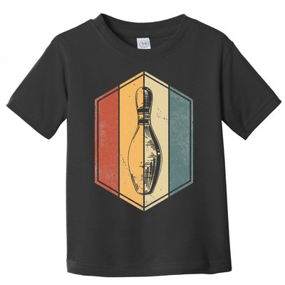 Bowler Gifts Retro Vintage Bowling Pin Bowling Team Toddler T-Shirt