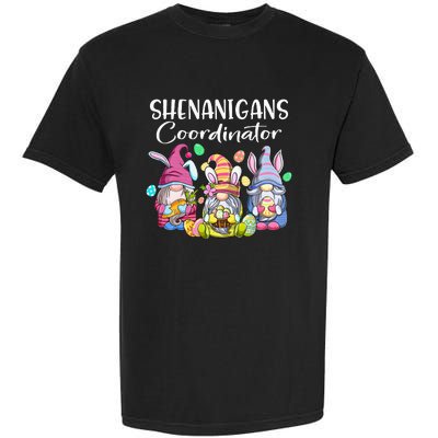 Bunny Gnome Rabbit Eggs Hunting Shenanigans Coordinator Garment-Dyed Heavyweight T-Shirt