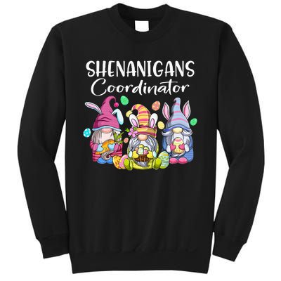 Bunny Gnome Rabbit Eggs Hunting Shenanigans Coordinator Sweatshirt