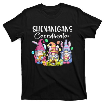 Bunny Gnome Rabbit Eggs Hunting Shenanigans Coordinator T-Shirt