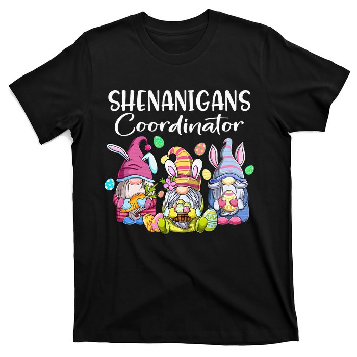 Bunny Gnome Rabbit Eggs Hunting Shenanigans Coordinator T-Shirt