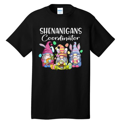 Bunny Gnome Rabbit Eggs Hunting Shenanigans Coordinator Tall T-Shirt