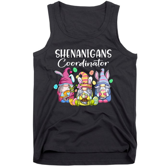 Bunny Gnome Rabbit Eggs Hunting Shenanigans Coordinator Tank Top