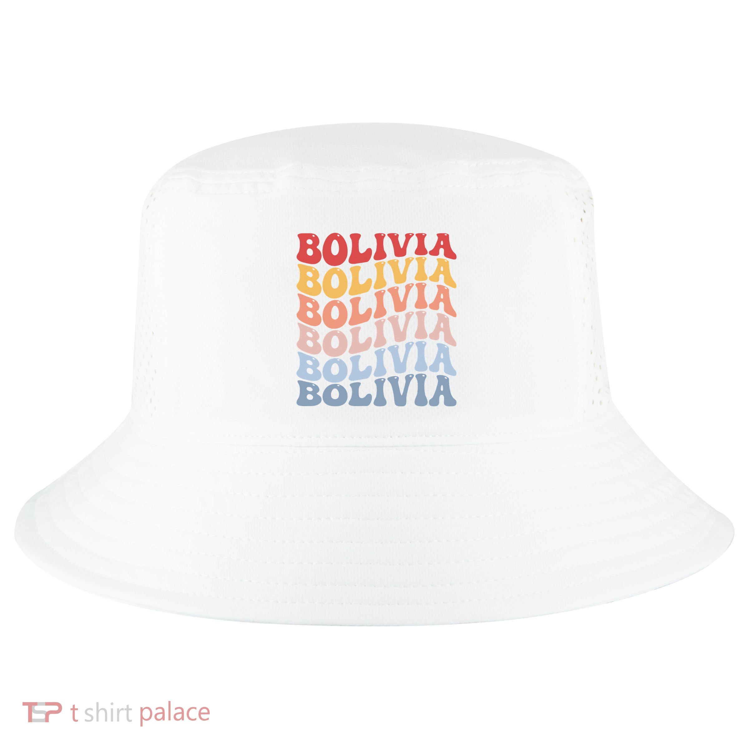 Bolivia Groovy Retro Bolivian Cool Comfort Performance Bucket Hat