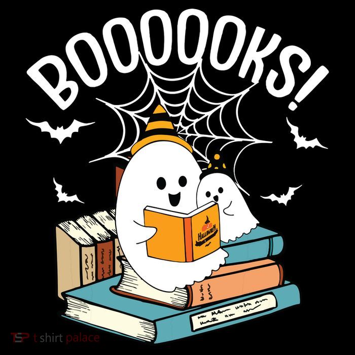 Booooks Ghost Read Books Halloween Funny City Backpack