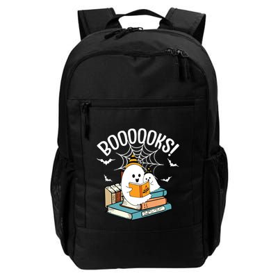 Booooks Ghost Read Books Halloween Funny Backpack