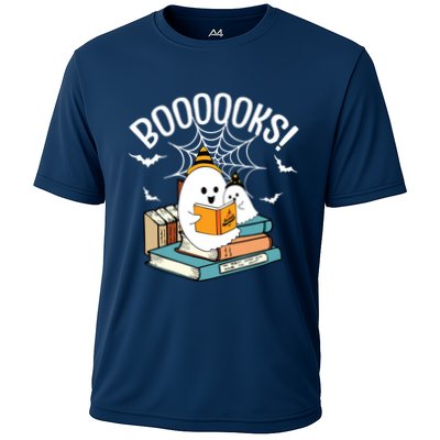Booooks Ghost Read Books Halloween Funny Performance Shirt