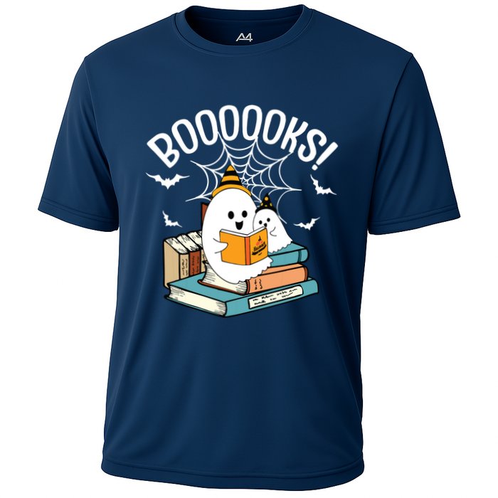 Booooks Ghost Read Books Halloween Funny Performance Shirt