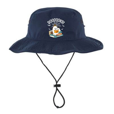 Booooks Ghost Read Books Halloween Funny Bucket Hat