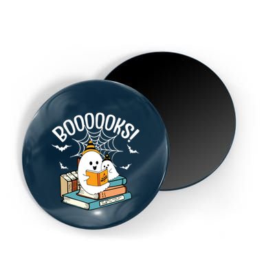Booooks Ghost Read Books Halloween Funny Magnet