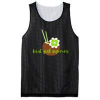 Brat Girl Summer Kamala Is Brat Lime Green Coconut Tree 24 Mesh Reversible Basketball Jersey Tank