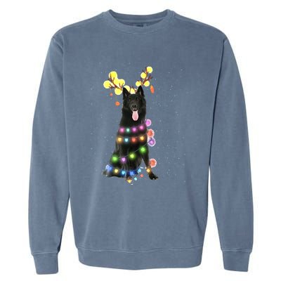 Black German Shepherd Blinker Dog Garment-Dyed Sweatshirt