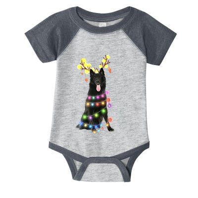 Black German Shepherd Blinker Dog Infant Baby Jersey Bodysuit