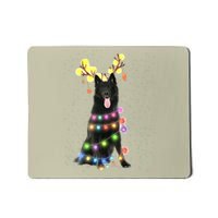 Black German Shepherd Blinker Dog Mousepad