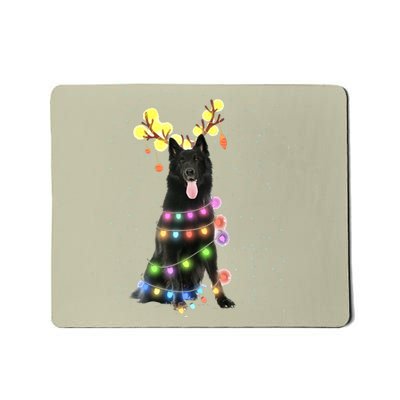 Black German Shepherd Blinker Dog Mousepad