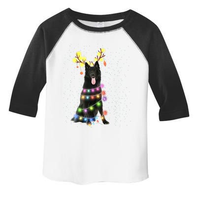 Black German Shepherd Blinker Dog Toddler Fine Jersey T-Shirt