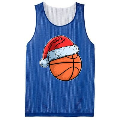 Basket Game Sports Baller Santa Claus Hat Basketball Gift Mesh Reversible Basketball Jersey Tank