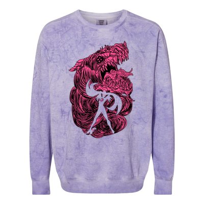 Bayonetta Gomorrah Summon Colorblast Crewneck Sweatshirt