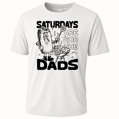 Bbq Grill Saturdays Are For The Dads Cooling Performance Crew T-Shirt