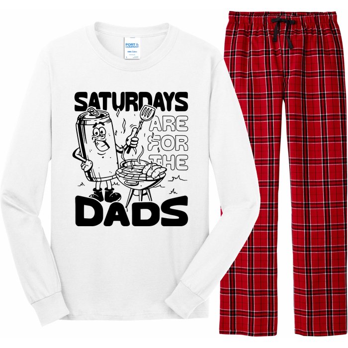 Bbq Grill Saturdays Are For The Dads Long Sleeve Pajama Set