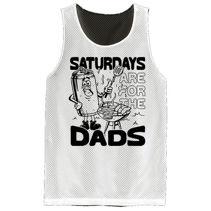 Bbq Grill Saturdays Are For The Dads Mesh Reversible Basketball Jersey Tank