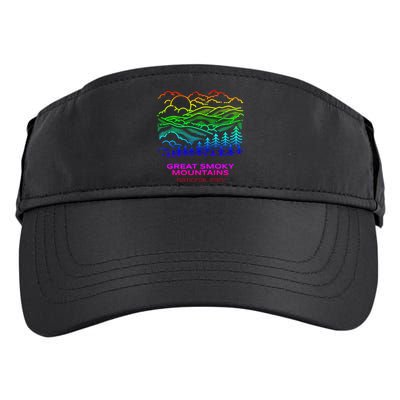 Best Great Smoky Mountains National Park Hike Gift Adult Drive Performance Visor