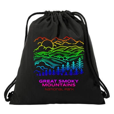 Best Great Smoky Mountains National Park Hike Gift Drawstring Bag