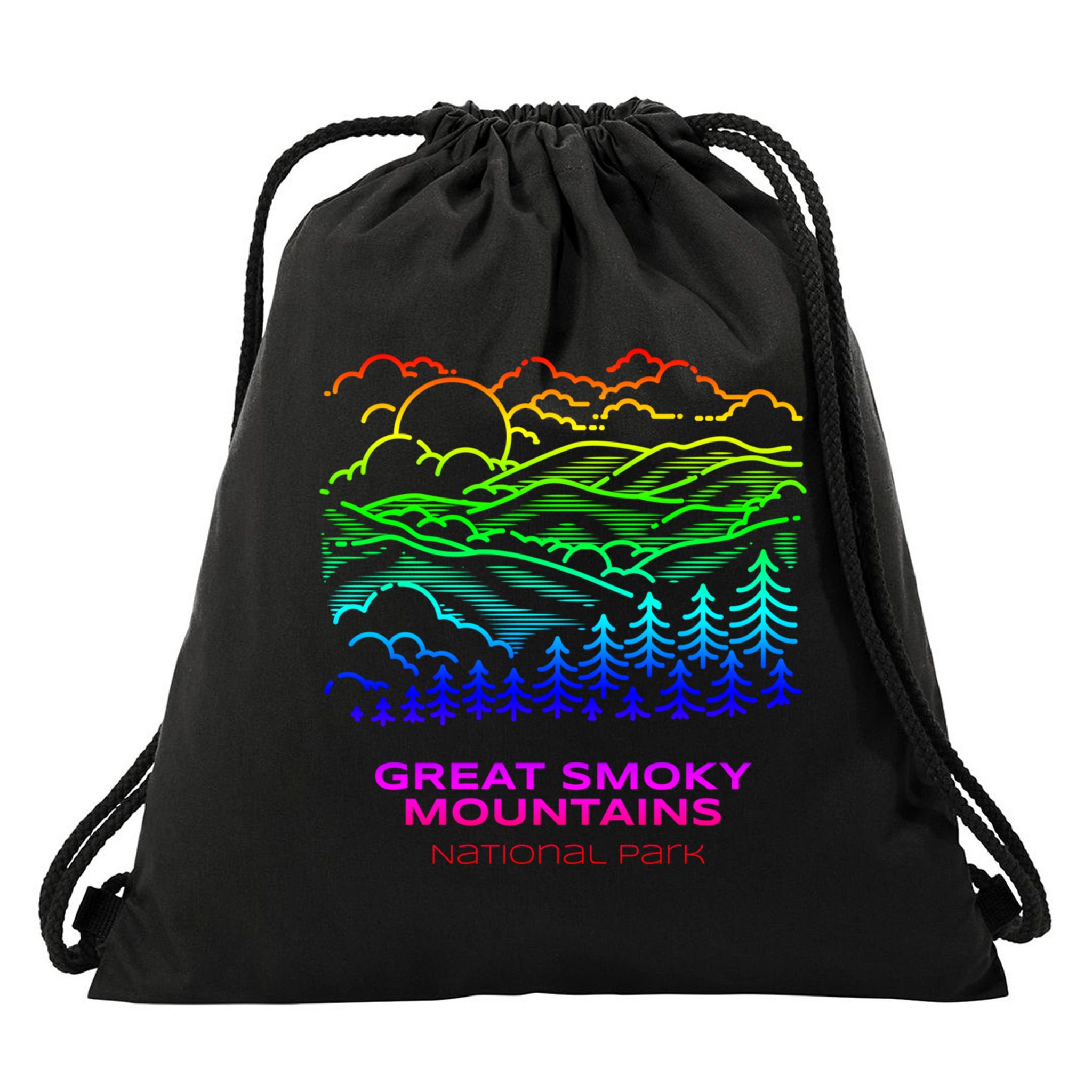 Best Great Smoky Mountains National Park Hike Gift Drawstring Bag