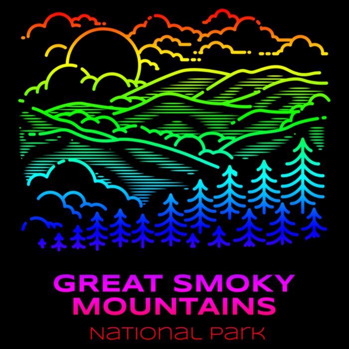 Best Great Smoky Mountains National Park Hike Gift Drawstring Bag